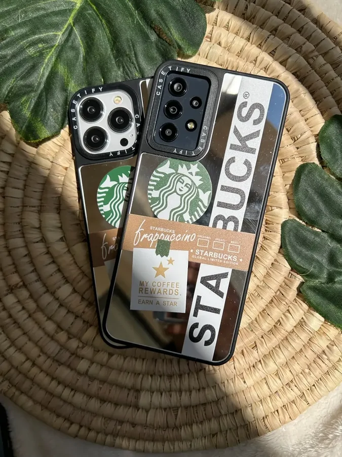 b21e3c قاب استارباکس آینه ای Casetify (کدC1214) - Image 1