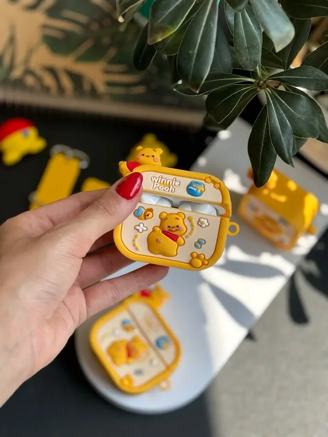 164abb کاور ایرپاد Winnie Pooh سیلیکونی (کدa0121) - Image 1