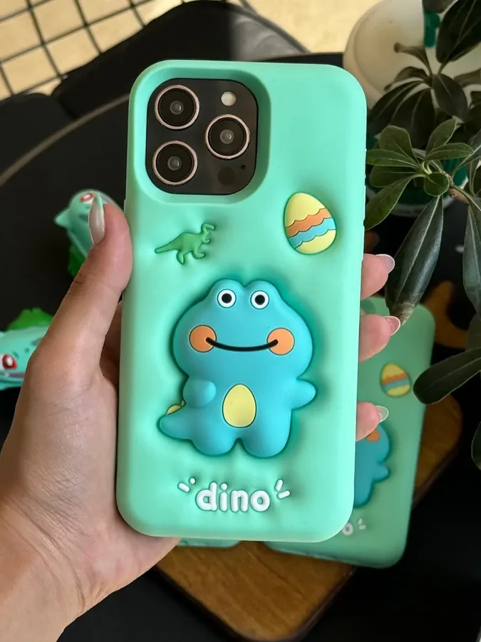 6bf5b4 قاب Dino سیلیکونی برجسته (کدC1689) - Image 1