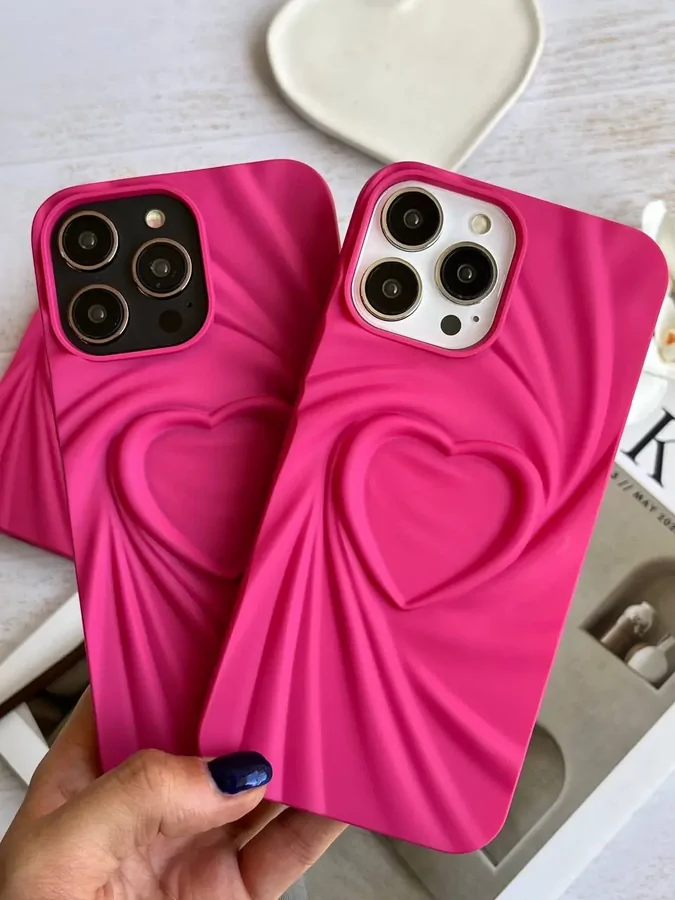 60f5b7 قاب Magenta Heart (کدC1741) - Image 1