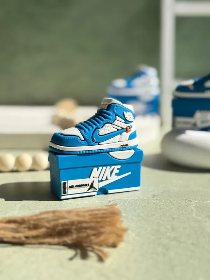 9ac7eb ایرپاد سیلیکونی Air Jordan Blue آبی (کدa0183) - Image 1