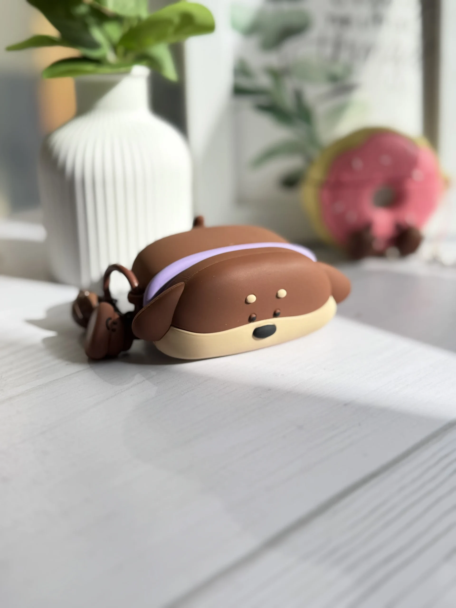 4da69d-1 کاور ایرپاد Cartoon Puppy سیلیکونی با آویز (کدa0239) - Image 1