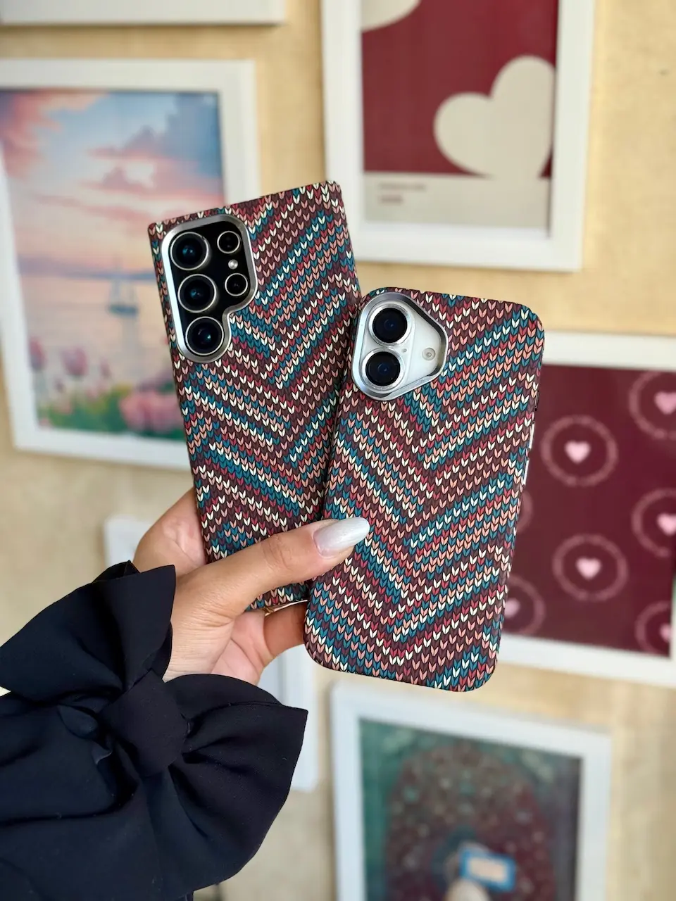 145b57 قاب Boho Style با مگ سیف فعال (کدC2114) - Image 1