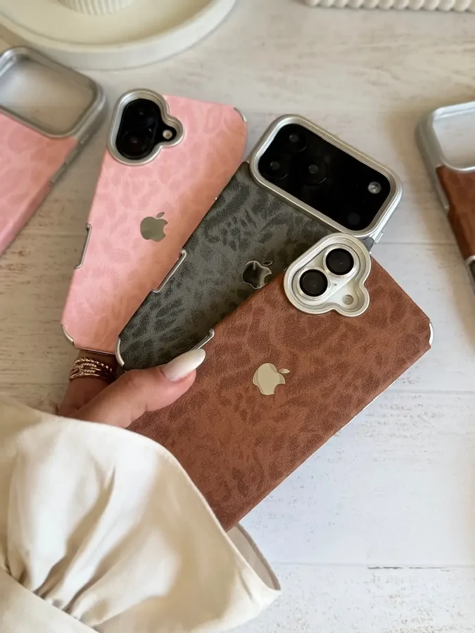 a29784 قاب Leopard Luxe (Brown , Pink , Black) (کدC2051) - Image 1
