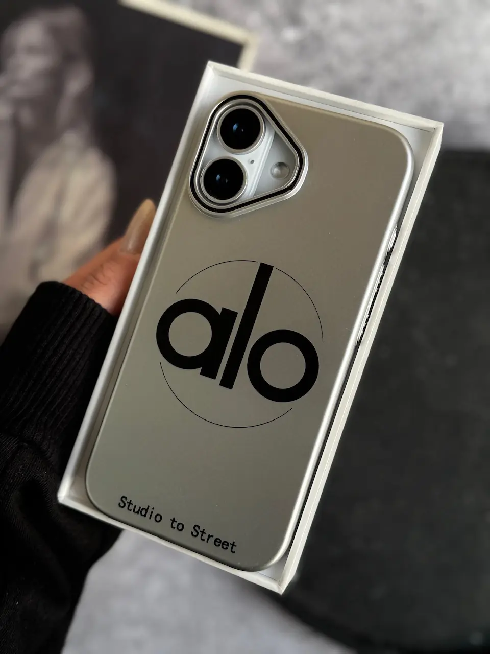 8586e6 قاب Silver alo آیفون و سامسونگ (کدC2183) - Image 1