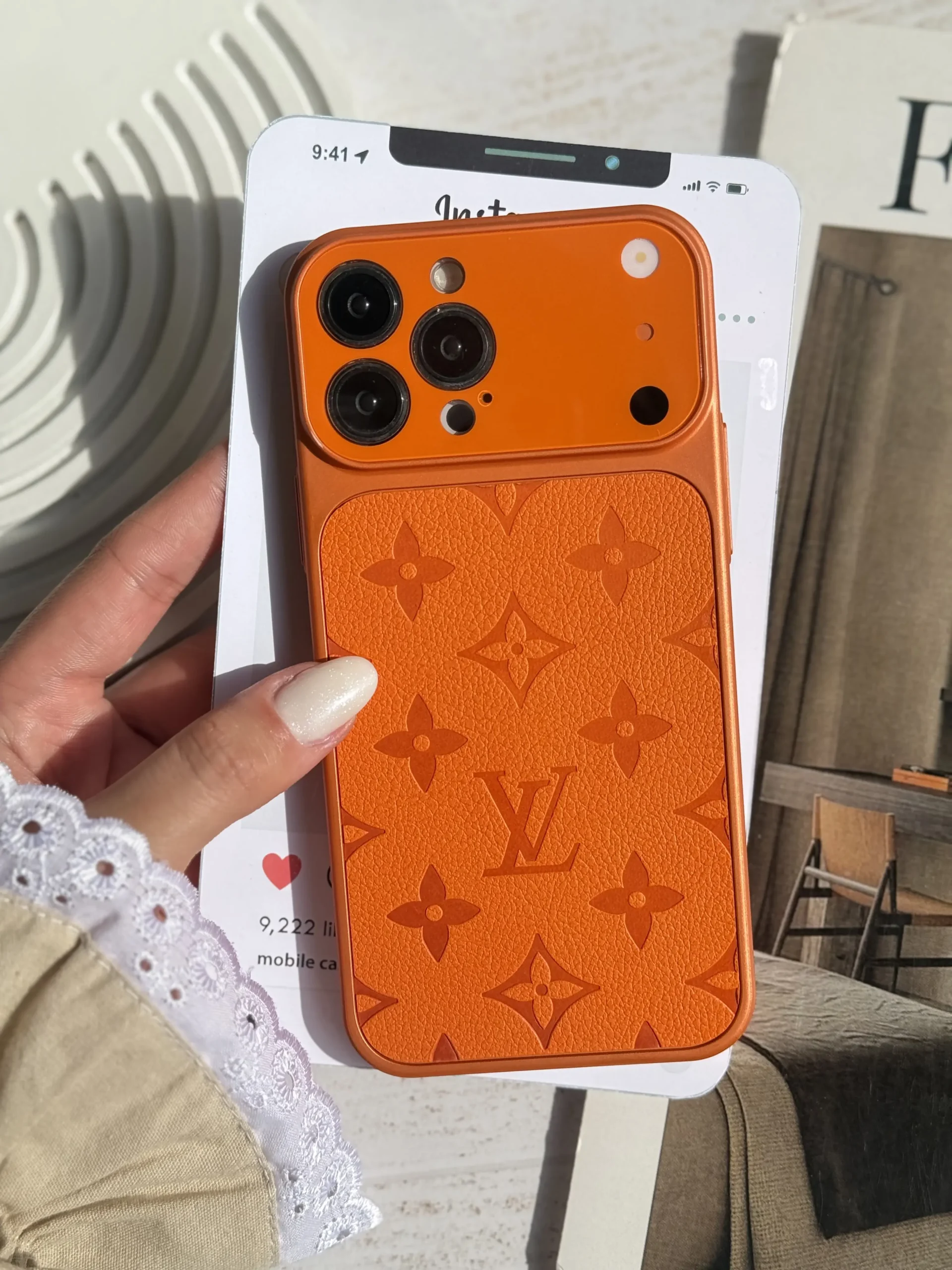 116892-1 قاب Orange LV (کدC2198) - Image 1