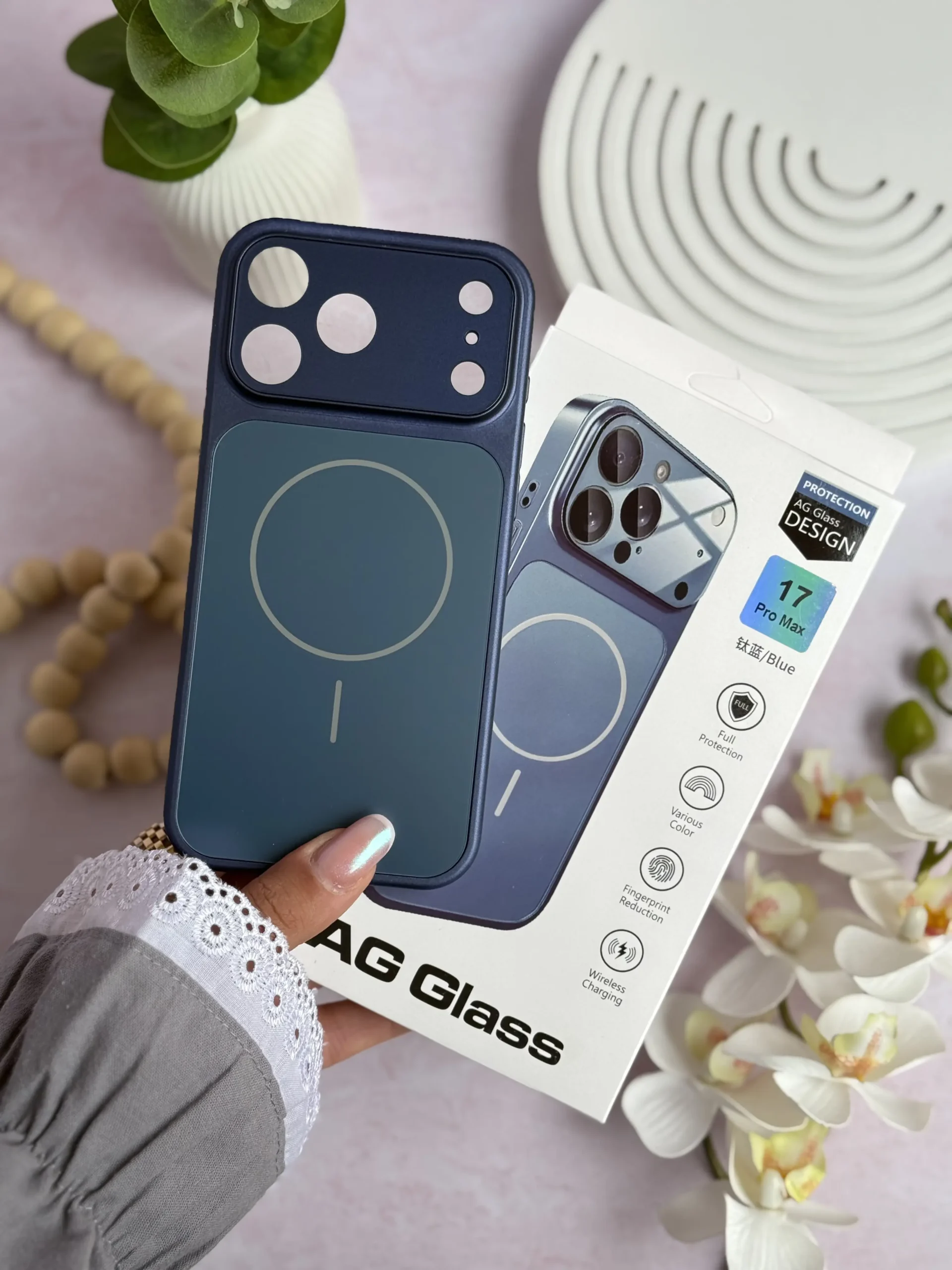 2e034a-1 قاب AG GLASS ^ آبی تیره ^ (کدC2152) - Image 1