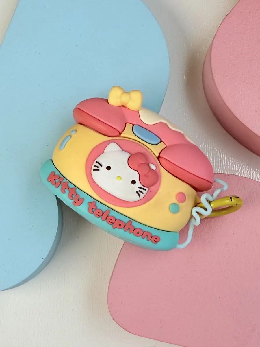 b22030 کاور ایرپاد سیلیکونی Kitty Telephone (کدa0327) - Image 1