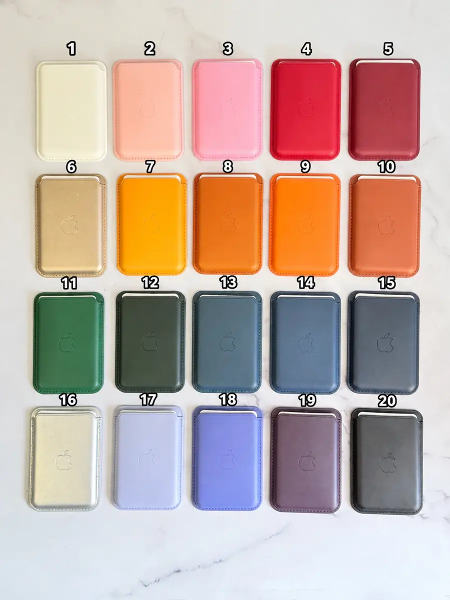 574113 جاکارتی مگ سیف اپل Leather wallet magsafe (کدa0069) - Image 1